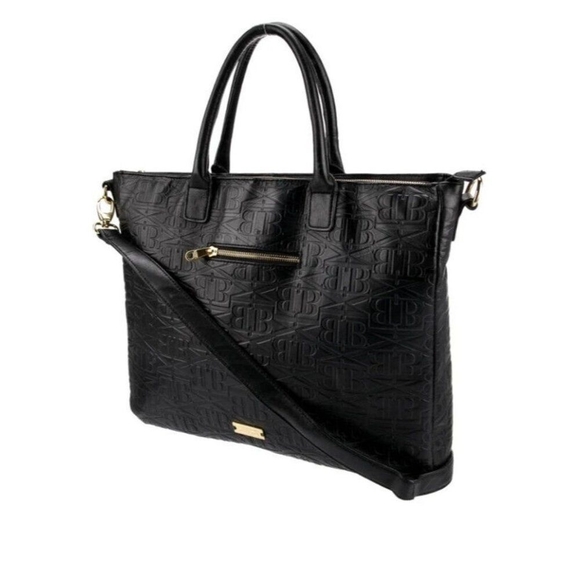 Badgley Mischka Debossed Handle Bag - Picture 4 of 16